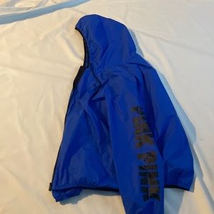 Blue PINK windbreaker